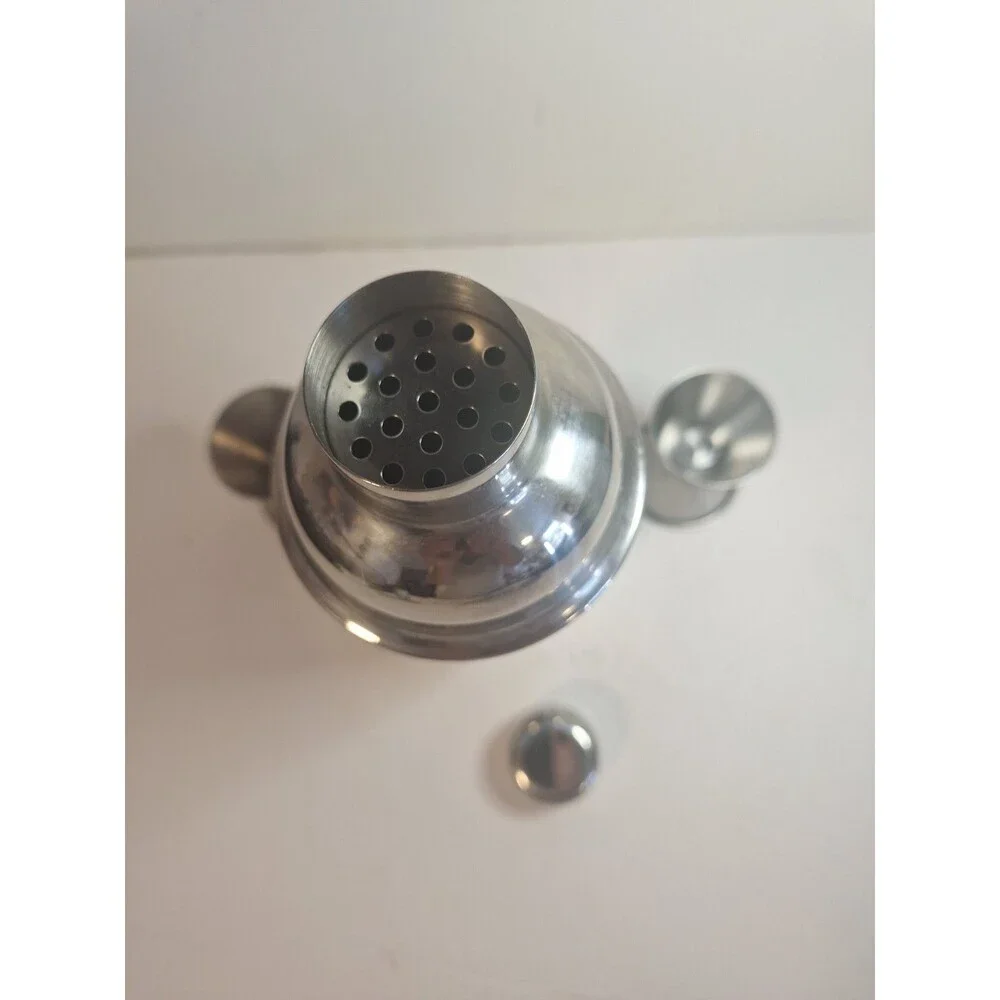 3 Piece BAR COCKTAIL SHAKER Stainless Mixing Tin & Jigger Set